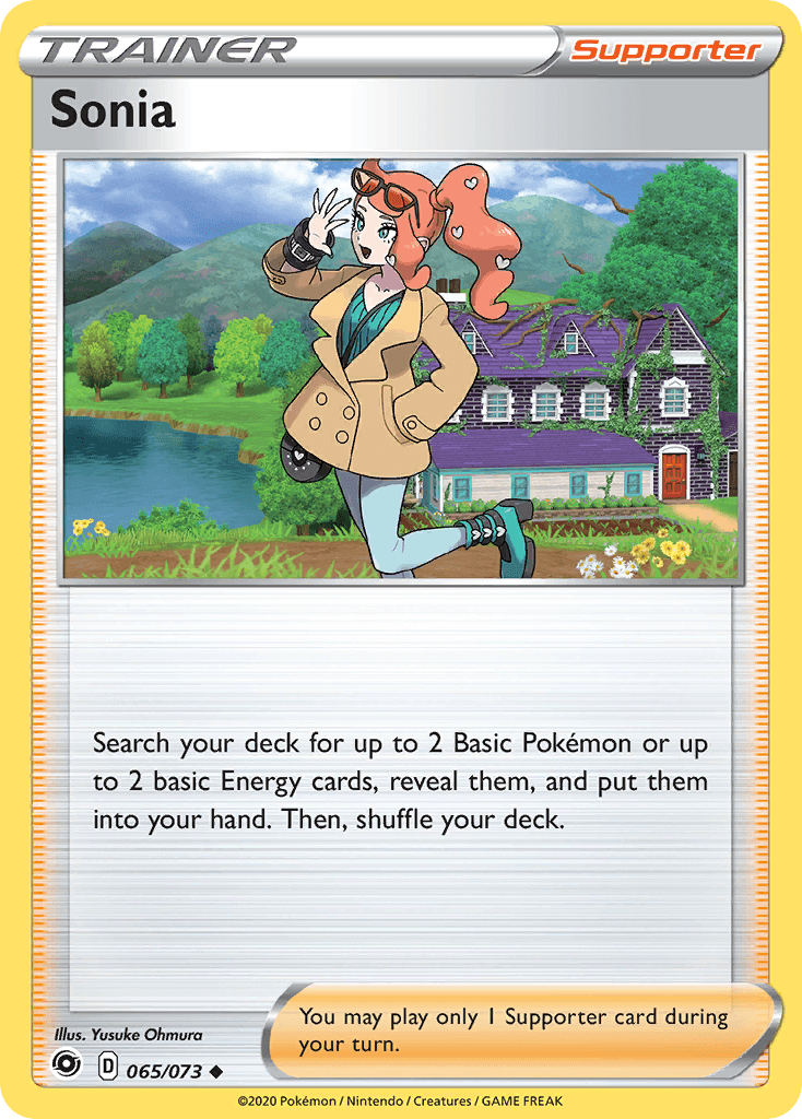 Sonia, kortbilde fra pokemontcg.io