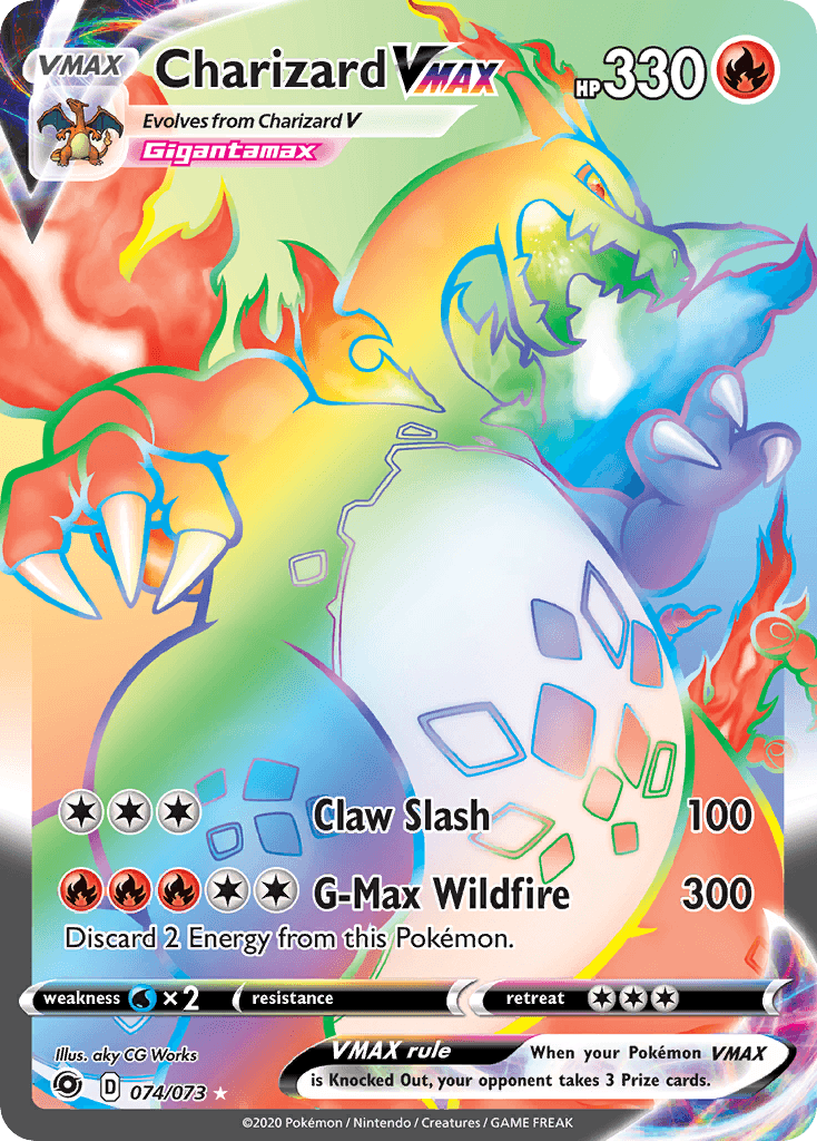 Charizard VMAX, kortbilde fra pokemontcg.io