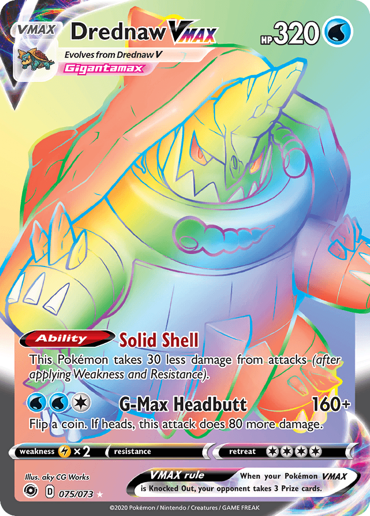 Drednaw VMAX, kortbilde fra pokemontcg.io