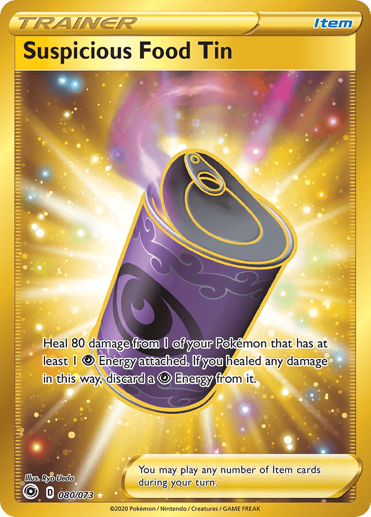 Suspicious Food Tin, kortbilde fra pokemontcg.io