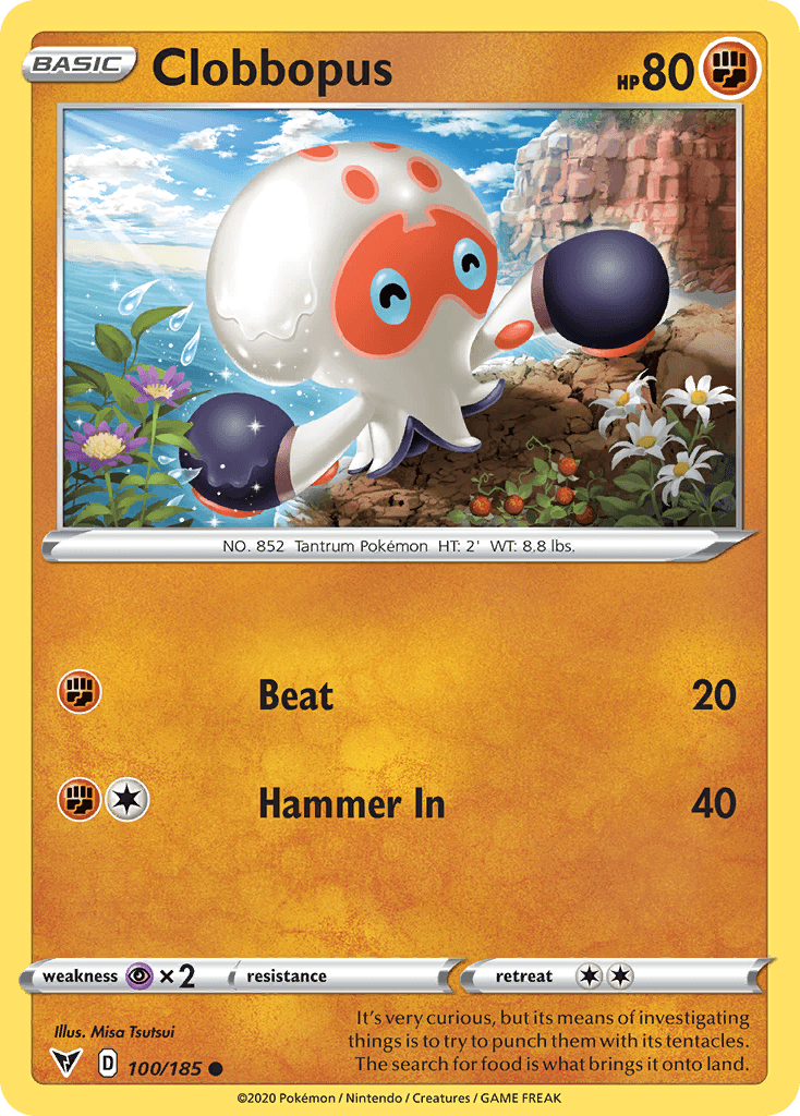 Clobbopus, kortbilde fra pokemontcg.io