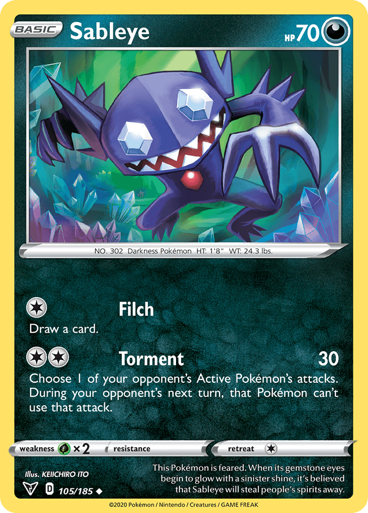 Sableye, kortbilde fra pokemontcg.io