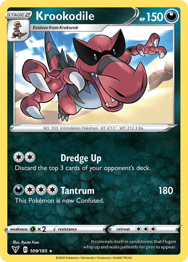 Krookodile, kortbilde fra pokemontcg.io