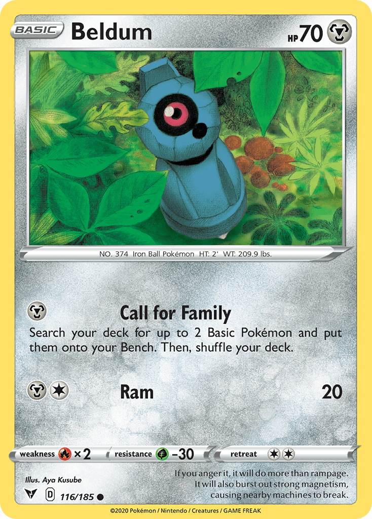 Beldum, kortbilde fra pokemontcg.io