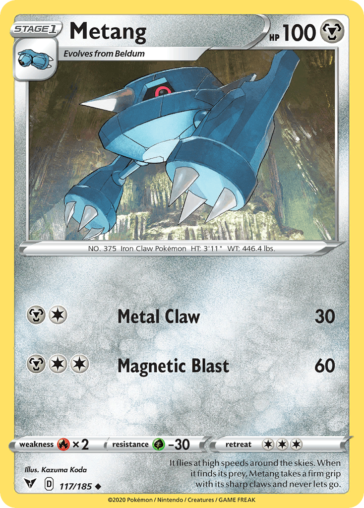 Metang, kortbilde fra pokemontcg.io