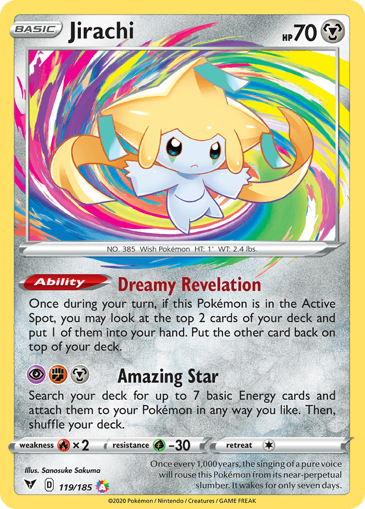 Jirachi, kortbilde fra pokemontcg.io