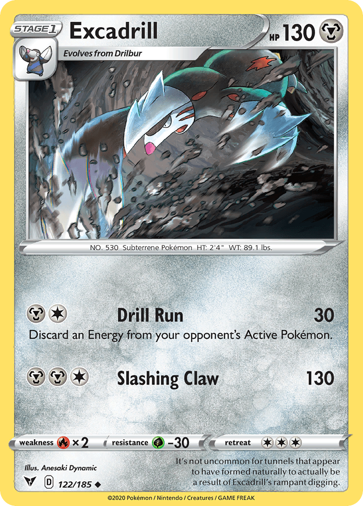 Excadrill, kortbilde fra pokemontcg.io