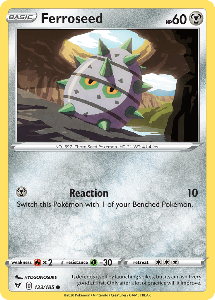 Ferroseed, kortbilde fra pokemontcg.io