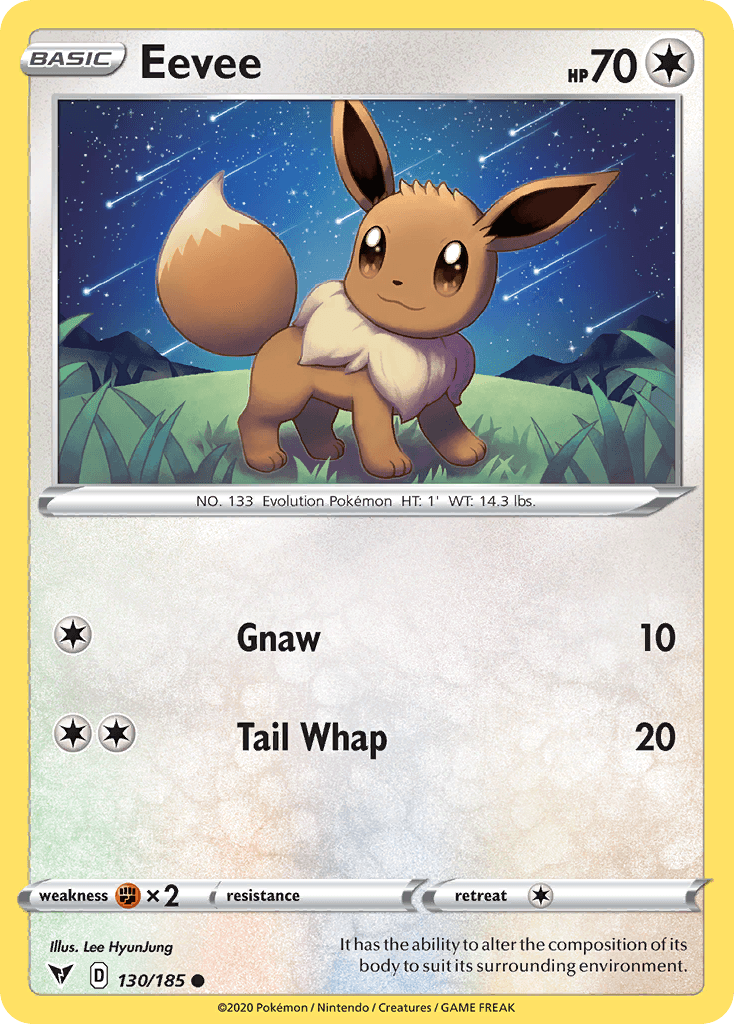 Eevee, kortbilde fra pokemontcg.io