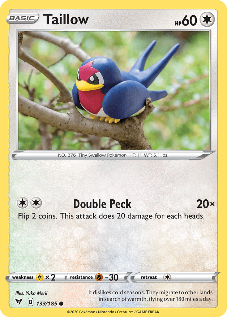 Taillow, kortbilde fra pokemontcg.io