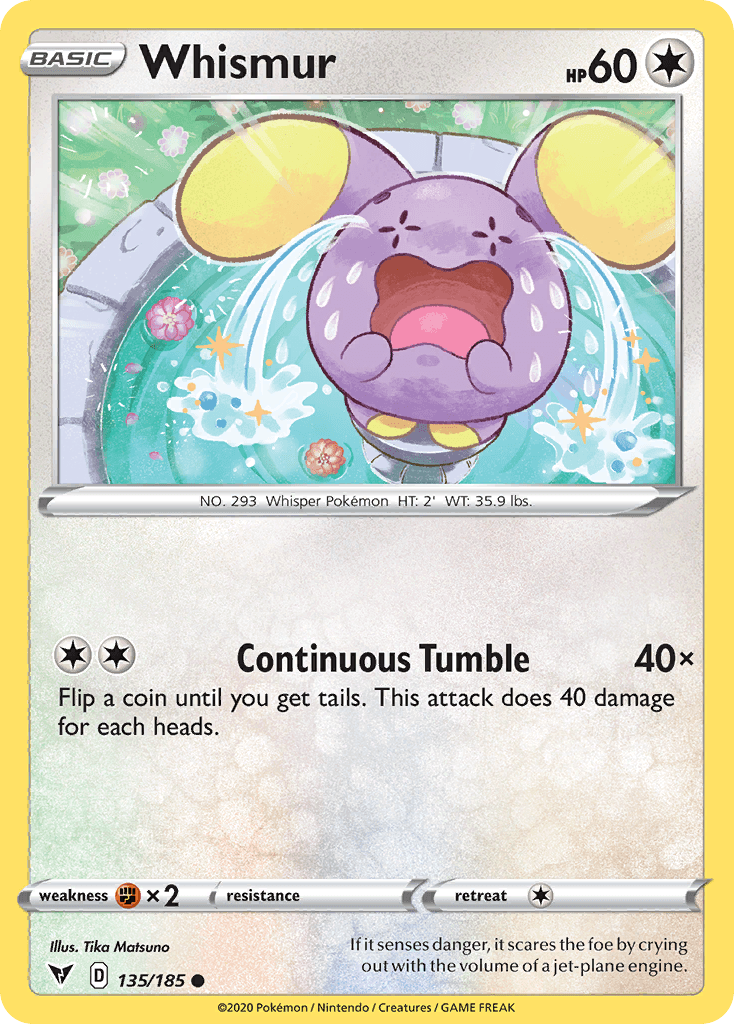 Whismur, kortbilde fra pokemontcg.io
