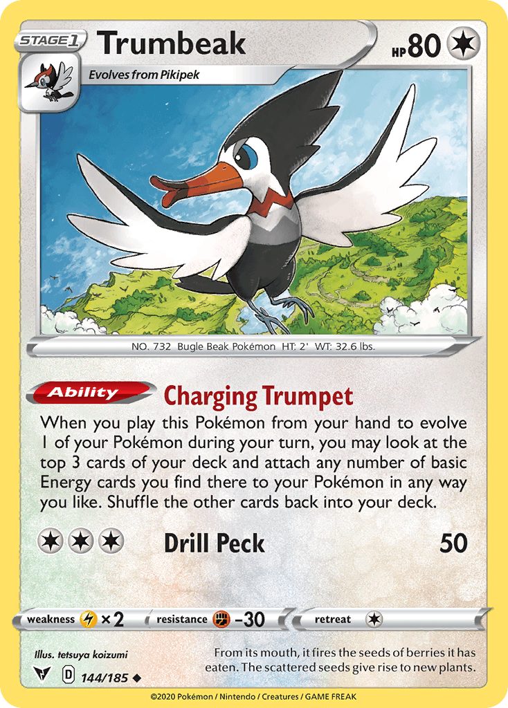 Trumbeak, kortbilde fra pokemontcg.io