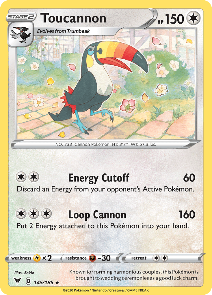 Toucannon, kortbilde fra pokemontcg.io