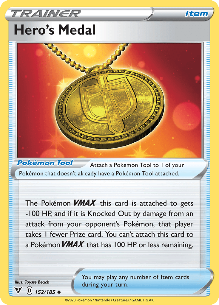 Hero's Medal, kortbilde fra pokemontcg.io