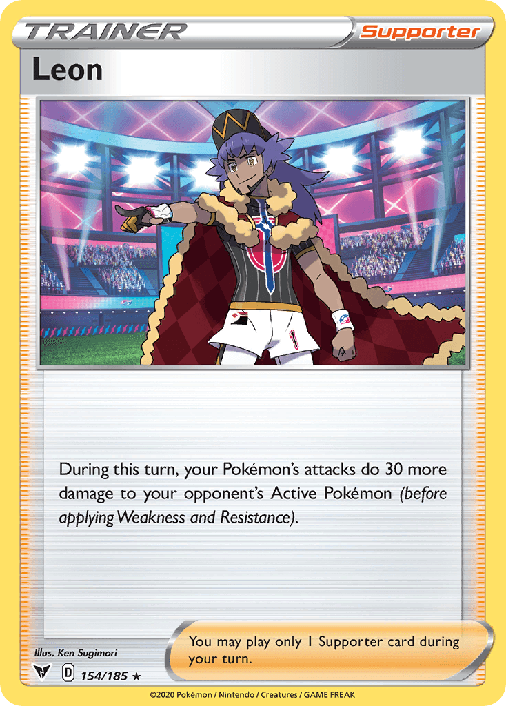 Leon, kortbilde fra pokemontcg.io