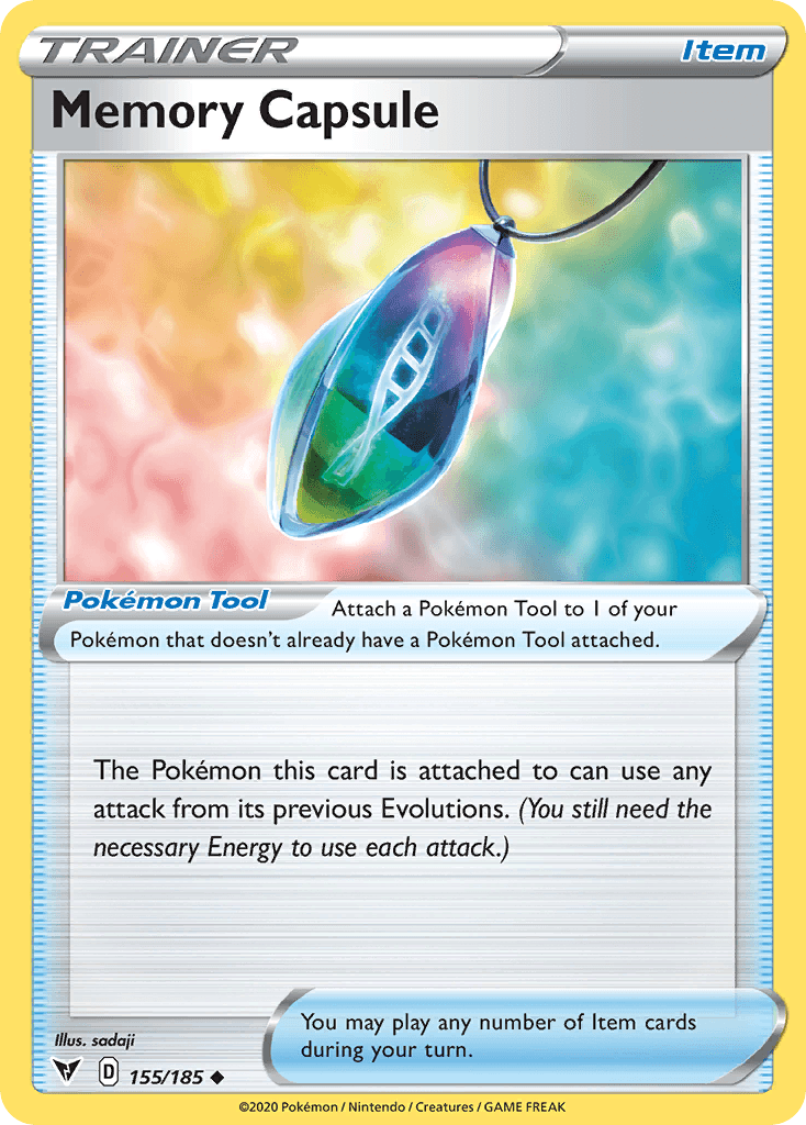 Memory Capsule, kortbilde fra pokemontcg.io