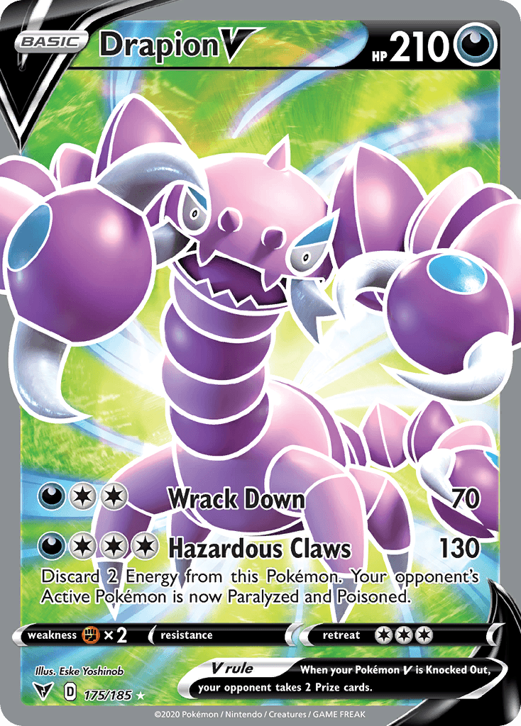 Drapion V, kortbilde fra pokemontcg.io