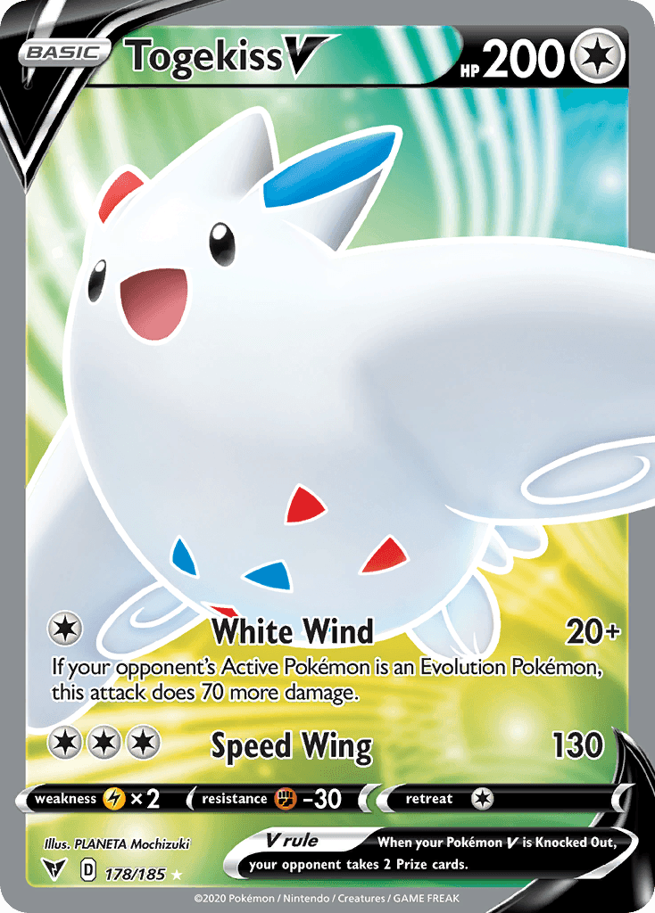 Togekiss V, kortbilde fra pokemontcg.io