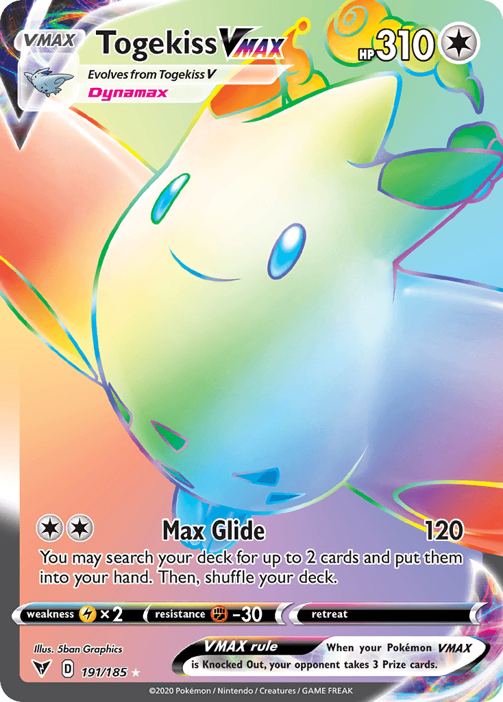 Togekiss VMAX, kortbilde fra pokemontcg.io