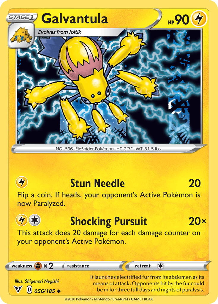 Galvantula, kortbilde fra pokemontcg.io