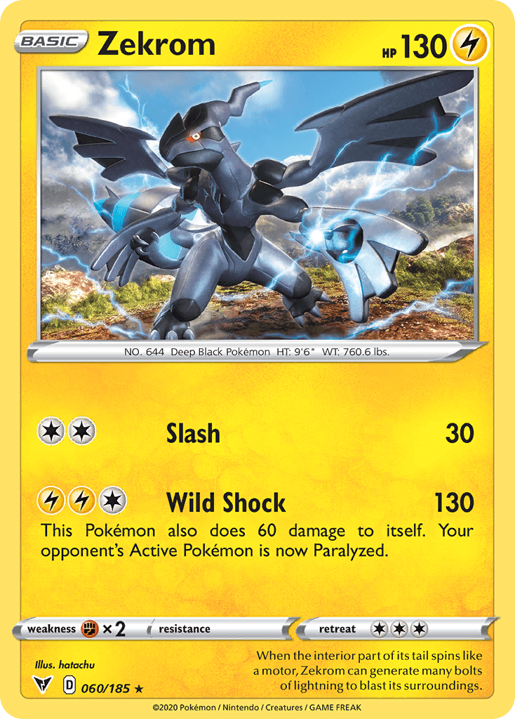 Zekrom, kortbilde fra pokemontcg.io