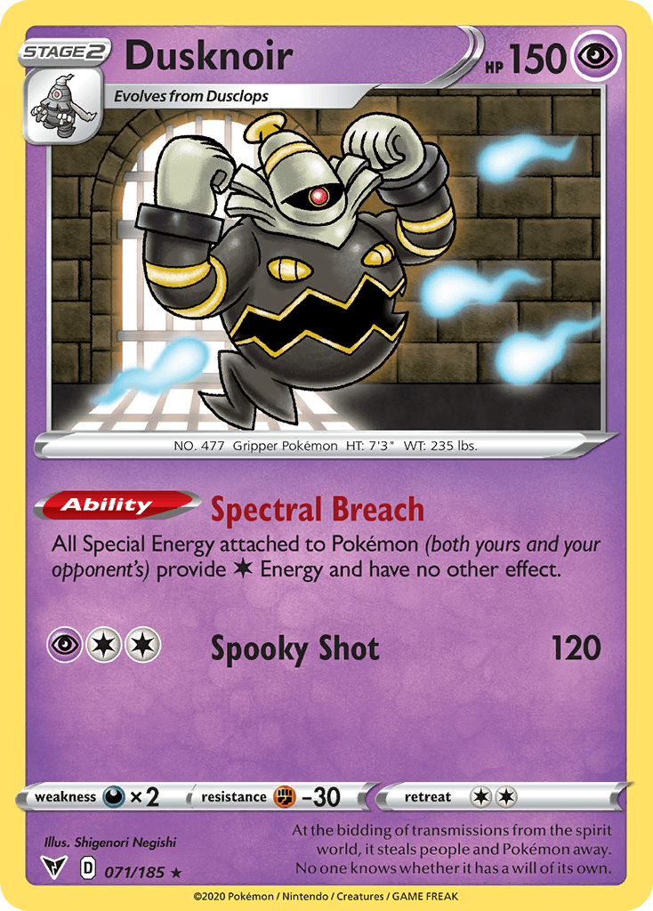 Dusknoir, kortbilde fra pokemontcg.io