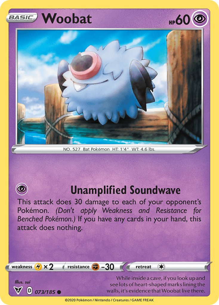 Woobat, kortbilde fra pokemontcg.io