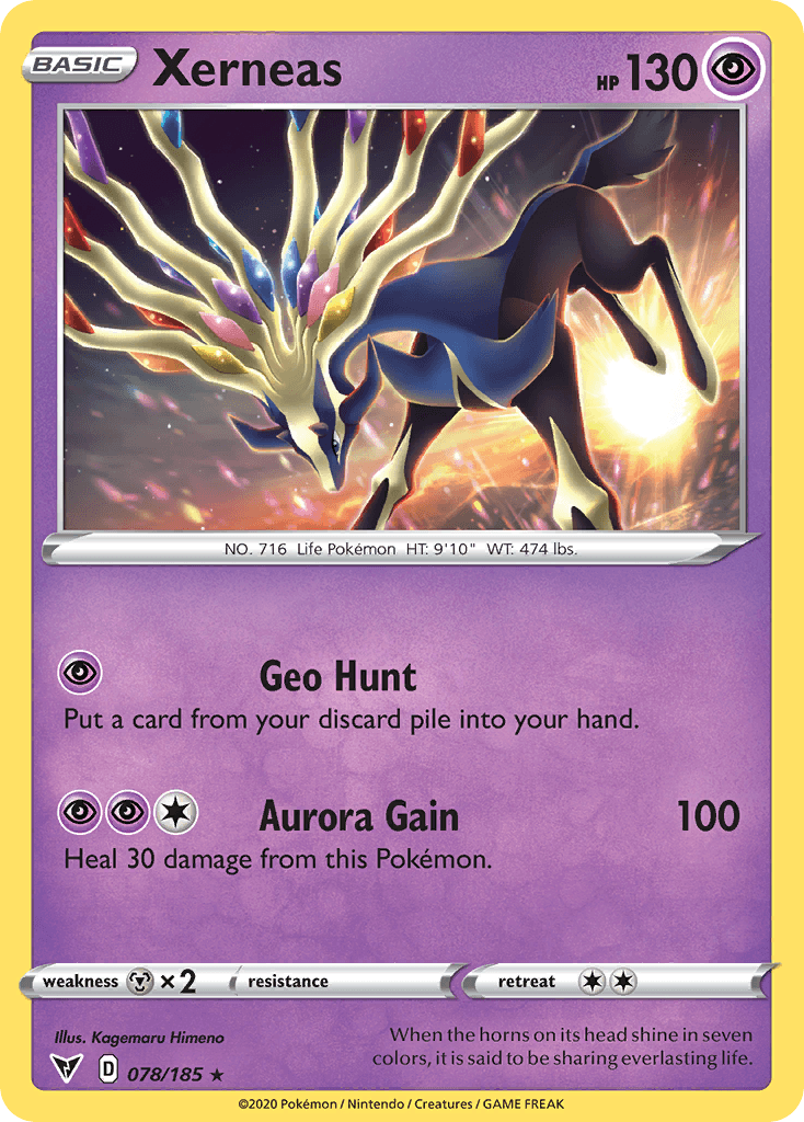 Xerneas, kortbilde fra pokemontcg.io