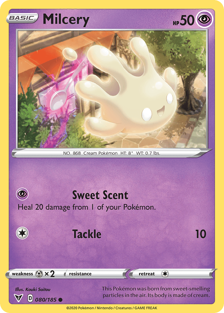 Milcery, kortbilde fra pokemontcg.io