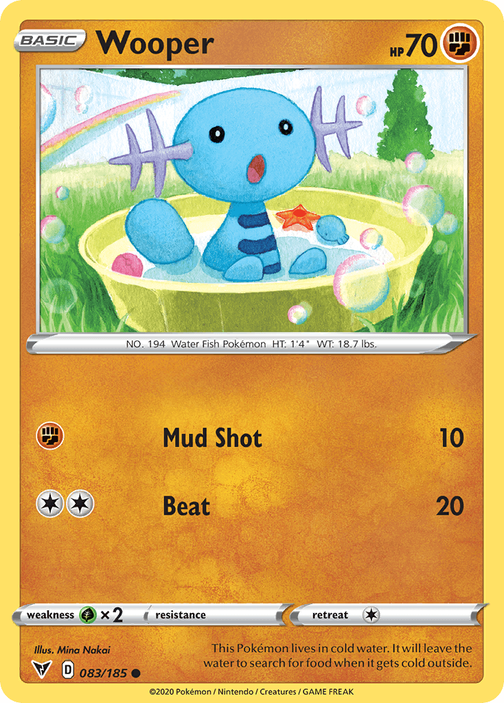 Wooper, kortbilde fra pokemontcg.io