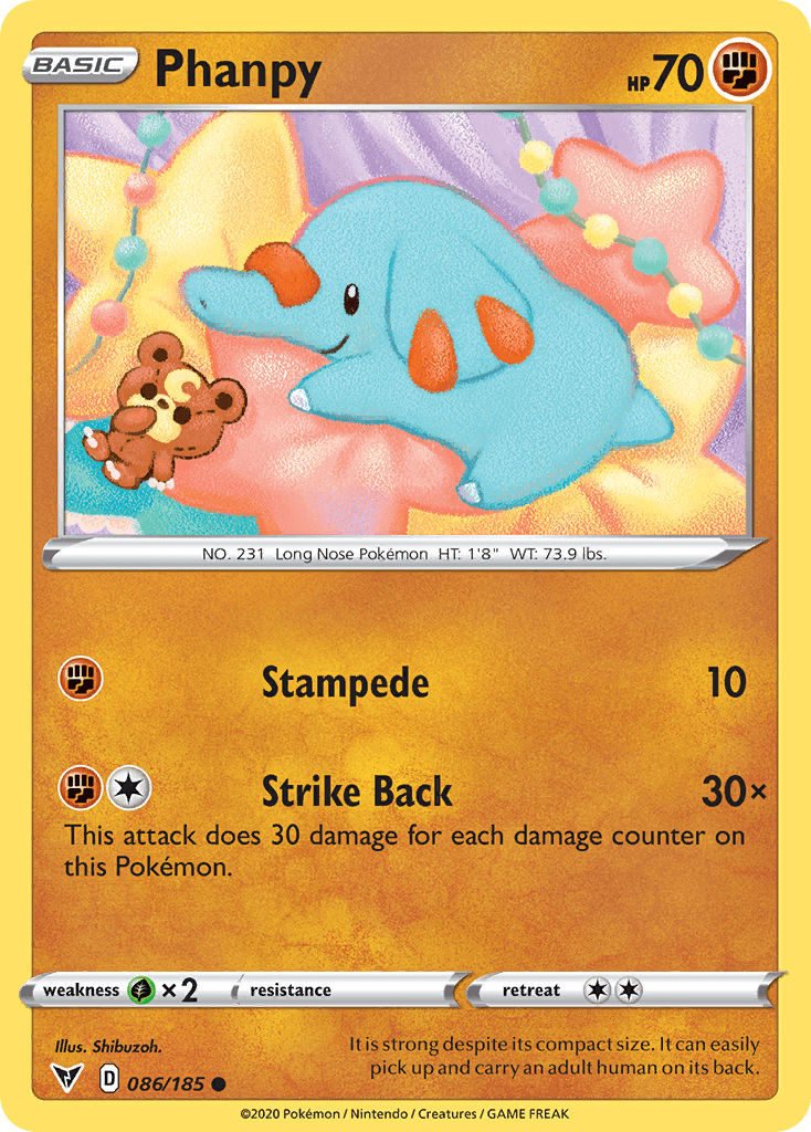 Phanpy, kortbilde fra pokemontcg.io