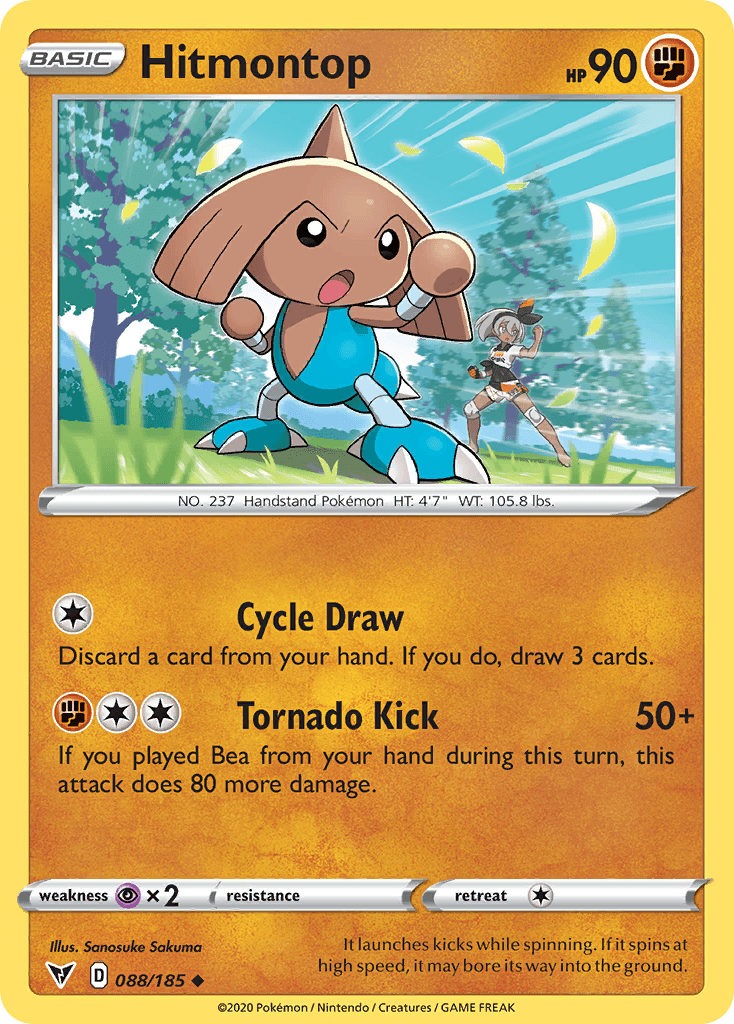 Hitmontop, kortbilde fra pokemontcg.io