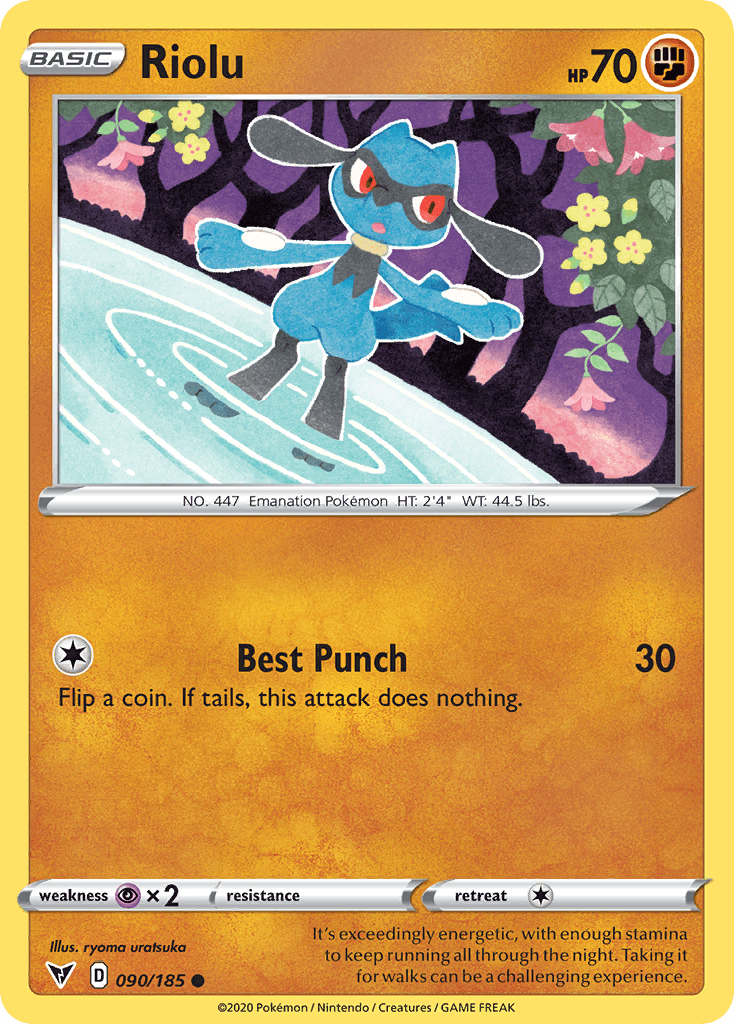 Riolu, kortbilde fra pokemontcg.io