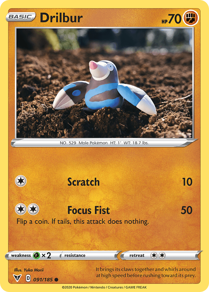 Drilbur, kortbilde fra pokemontcg.io