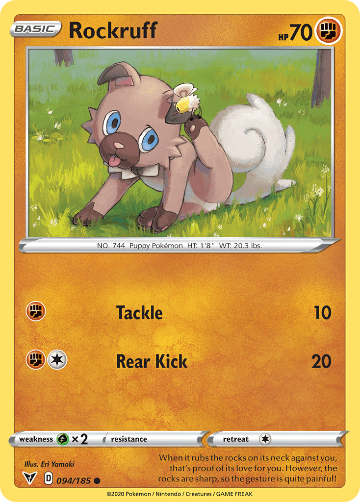 Rockruff, kortbilde fra pokemontcg.io