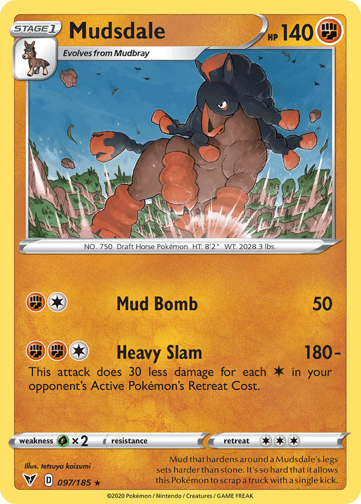Mudsdale, kortbilde fra pokemontcg.io