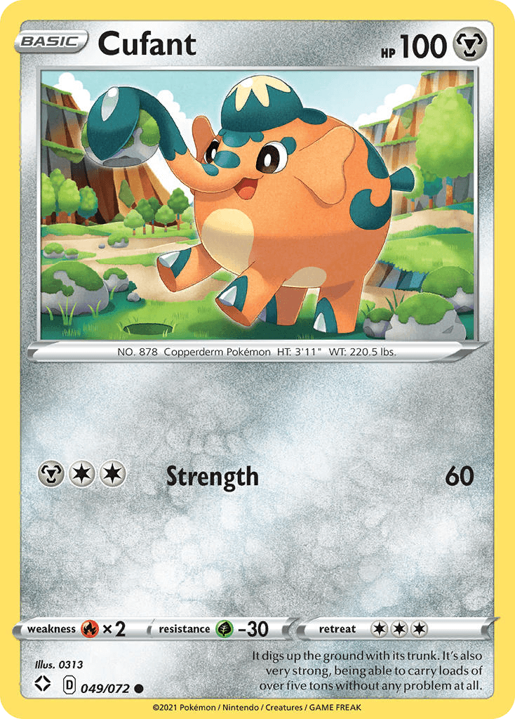 Cufant, kortbilde fra pokemontcg.io