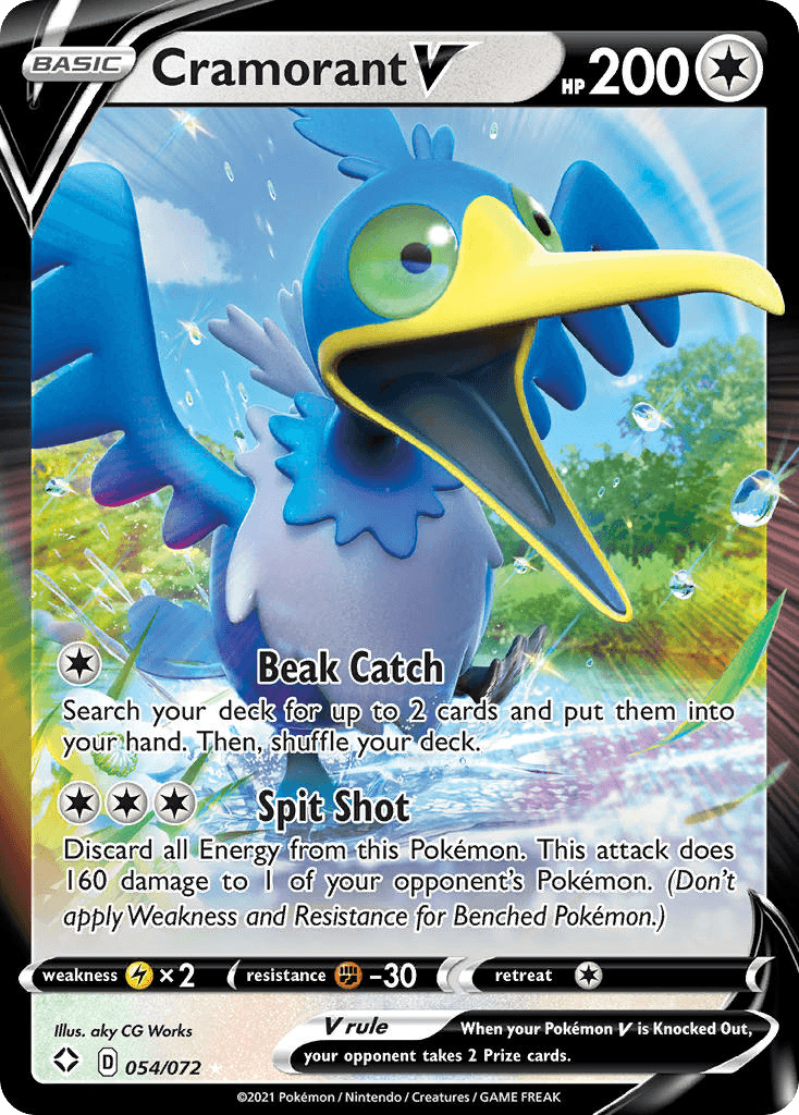 Cramorant V, kortbilde fra pokemontcg.io