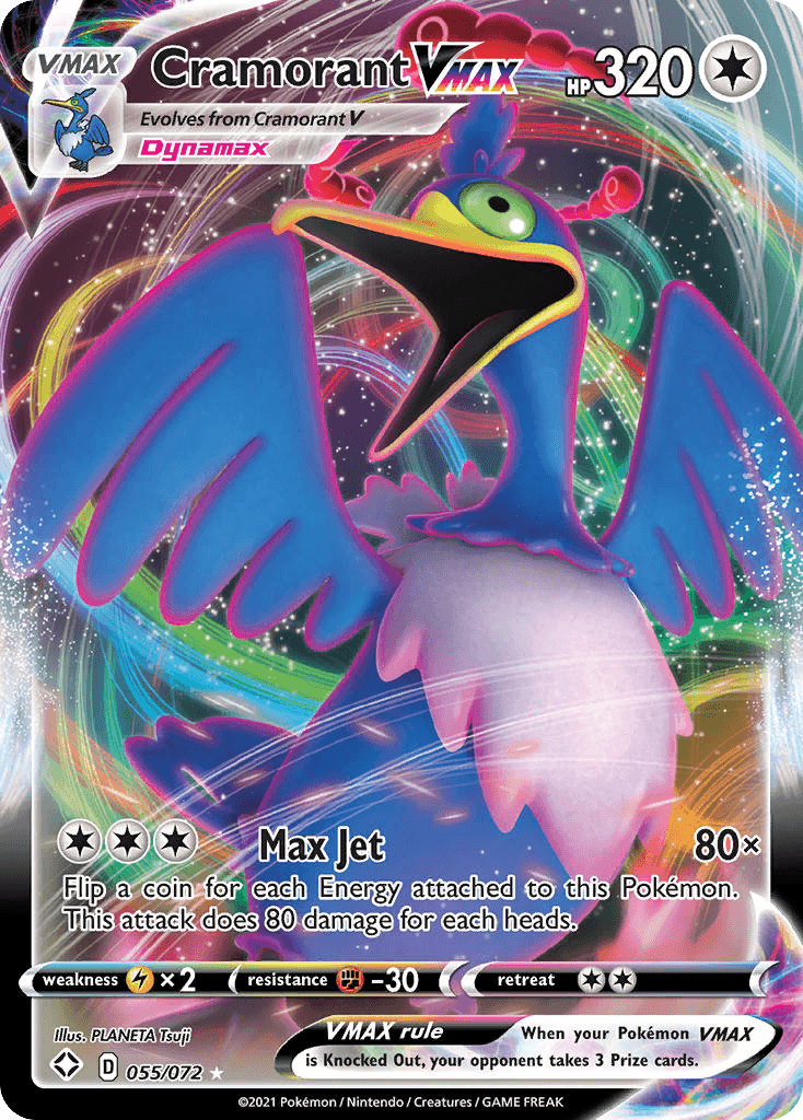 Cramorant VMAX, kortbilde fra pokemontcg.io