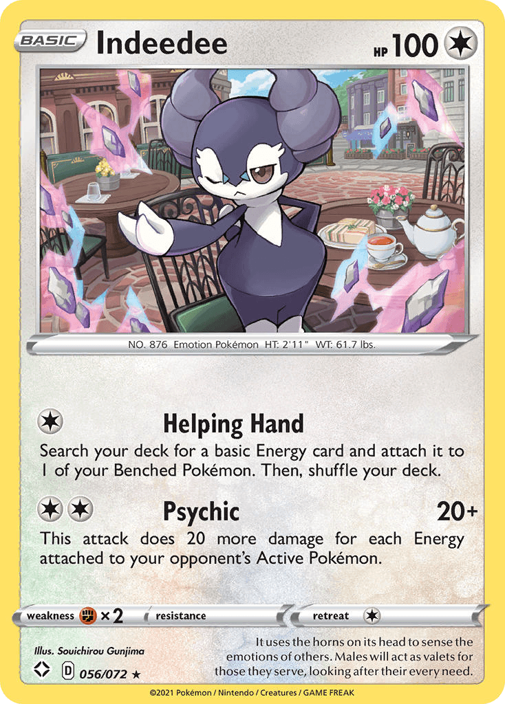 Indeedee, kortbilde fra pokemontcg.io