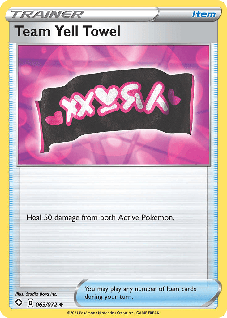 Team Yell Towel, kortbilde fra pokemontcg.io
