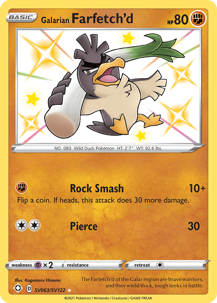Galarian Farfetch'd, kortbilde fra pokemontcg.io