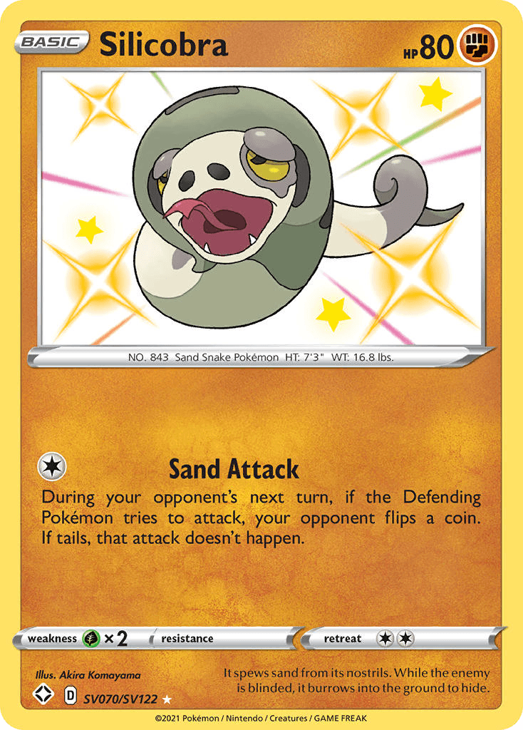 Silicobra, kortbilde fra pokemontcg.io