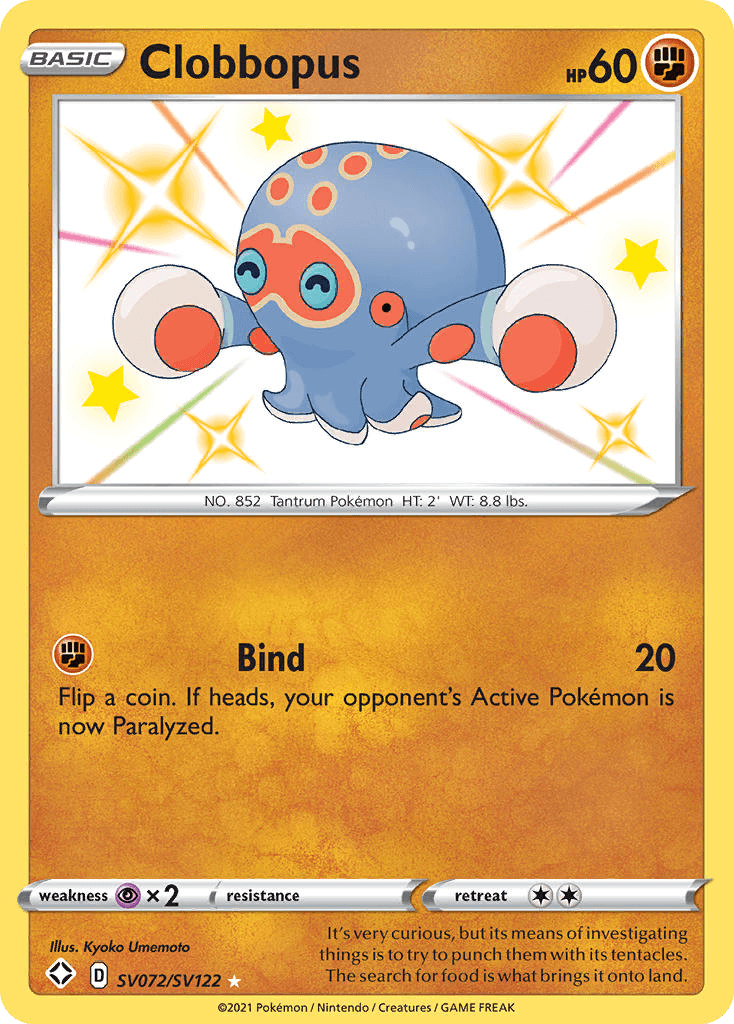 Clobbopus, kortbilde fra pokemontcg.io