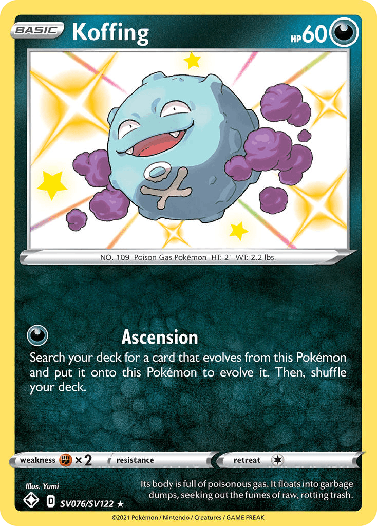 Koffing, kortbilde fra pokemontcg.io