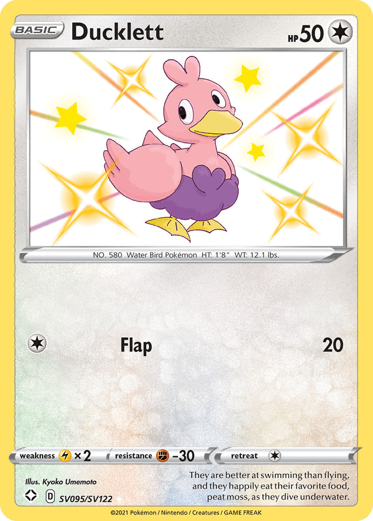 Ducklett, kortbilde fra pokemontcg.io