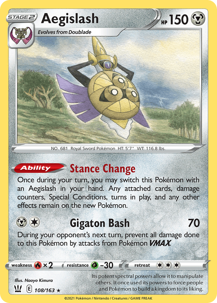 Aegislash, kortbilde fra pokemontcg.io