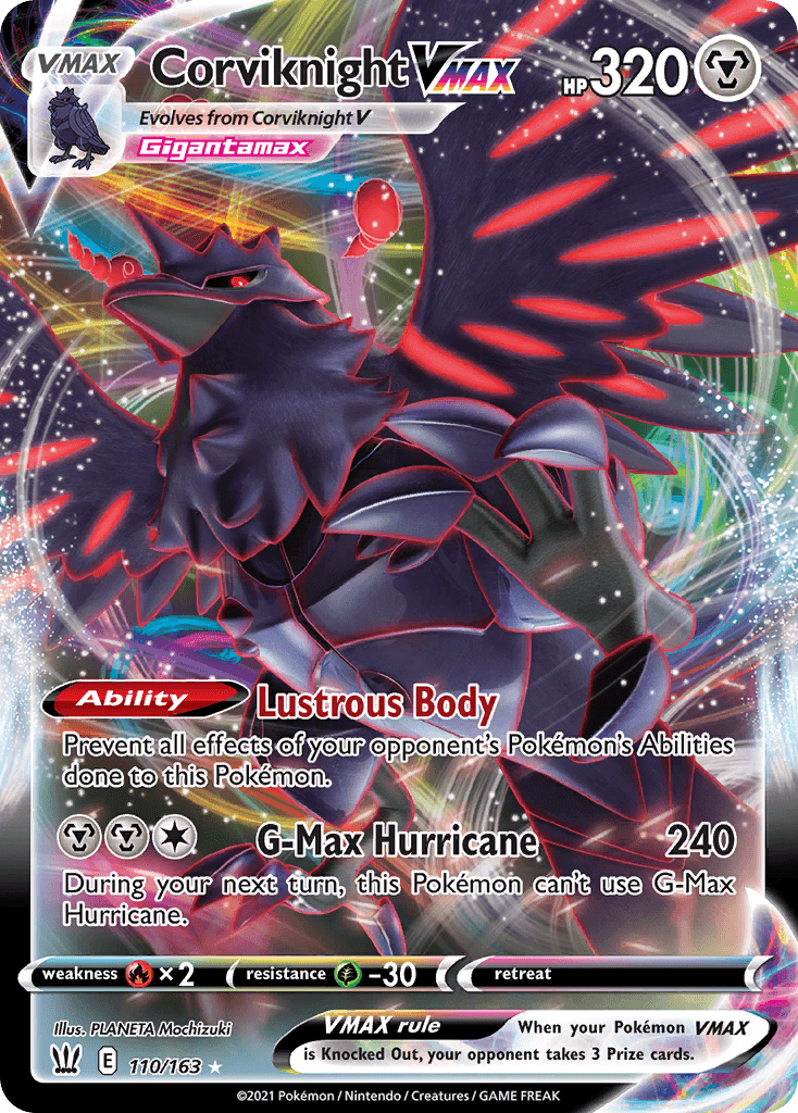 Corviknight VMAX, kortbilde fra pokemontcg.io