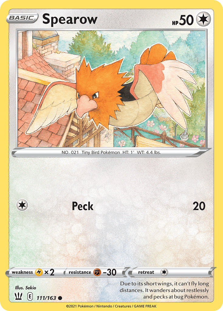 Spearow, kortbilde fra pokemontcg.io