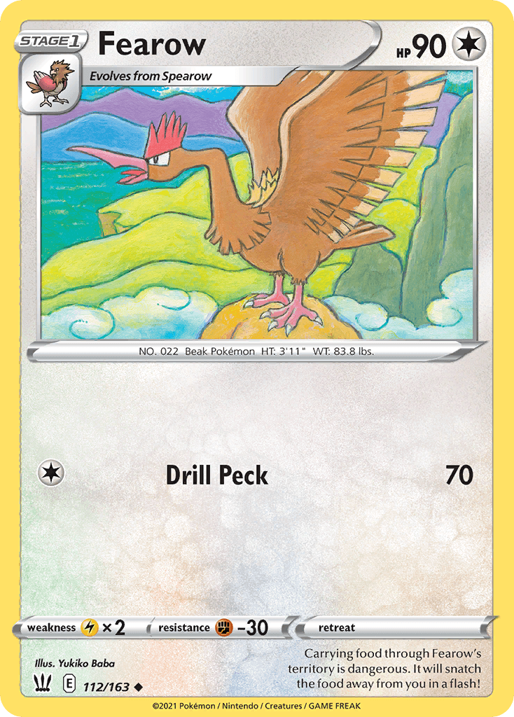 Fearow, kortbilde fra pokemontcg.io